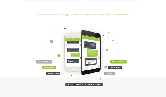 CallMyDoc - One Page HTML Template in Landing Page Templates - product preview 3