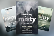 Misty Fog - 3 Event PSD Flyers