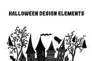 Halloween party design elements