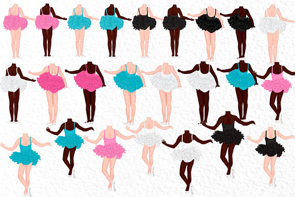Cute Ballet Dancers clipart, in Illustrations - product preview 1