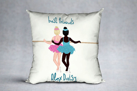 Cute Ballet Dancers clipart, in Illustrations - product preview 5