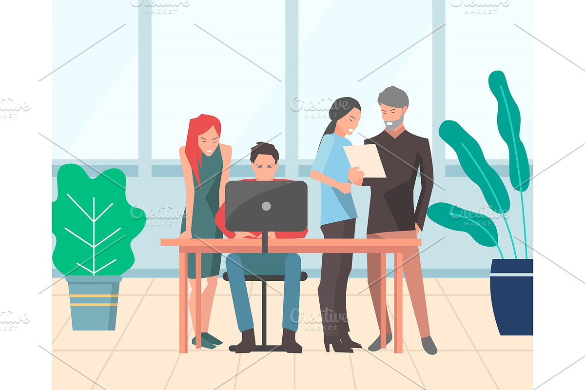 People Discussing Business Problems in Illustrations - product preview 8