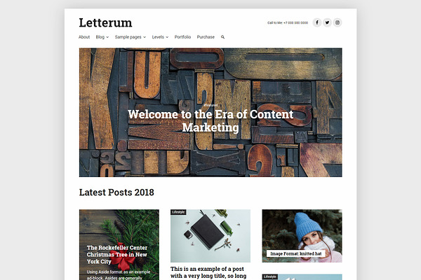 Letterum Pro - Gutenberg-ready Theme