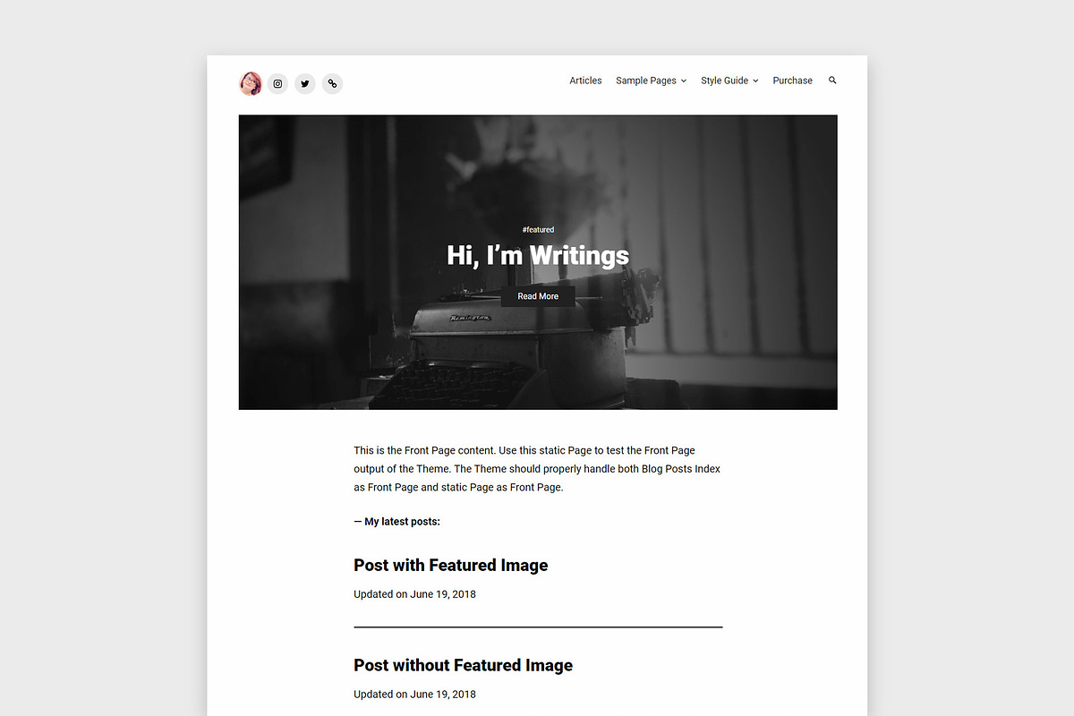 Writings Pro - Theme for writers in WordPress Blog Themes - product preview 8