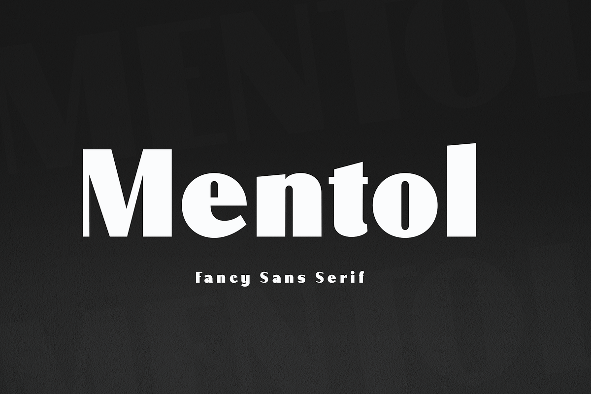 Mentol in Sans-Serif Fonts - product preview 8
