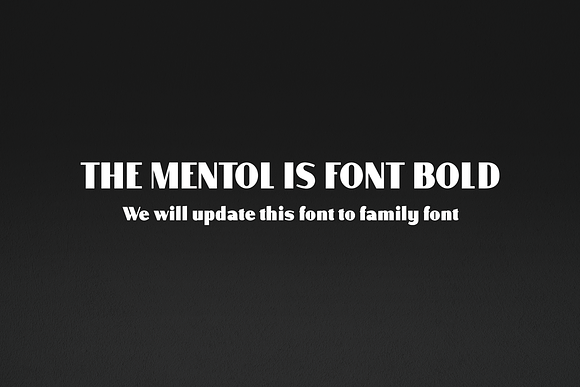 Mentol in Sans-Serif Fonts - product preview 5