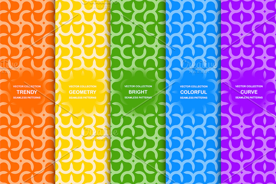 Bright seamless unusual patterns in Patterns - product preview 8