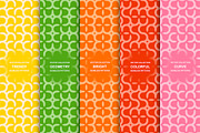 Vector seamless colorful patterns
