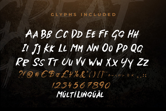 Great Glory Brush Font in Display Fonts - product preview 5