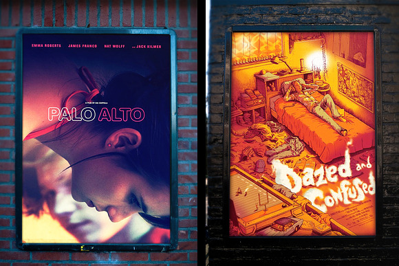 Large Format Movie Poster Mockup in Print Mockups - product preview 2