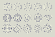Polygon Outline Shapes