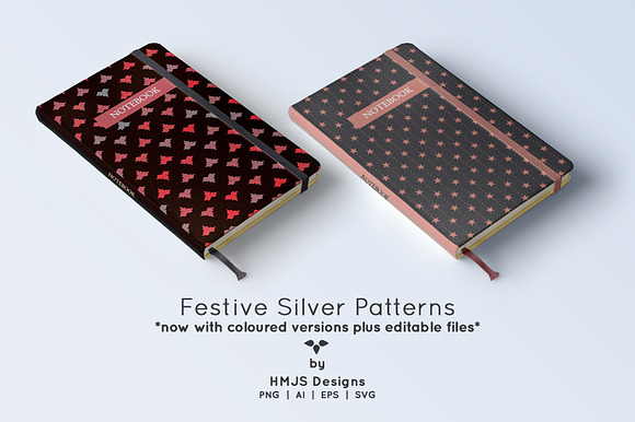 Festive Silver Patterns in Patterns - product preview 5