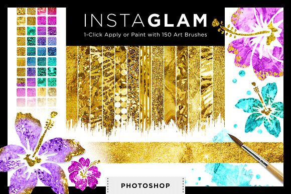 Gold Textures Christmas Mega Bundle in Photoshop Layer Styles - product preview 10