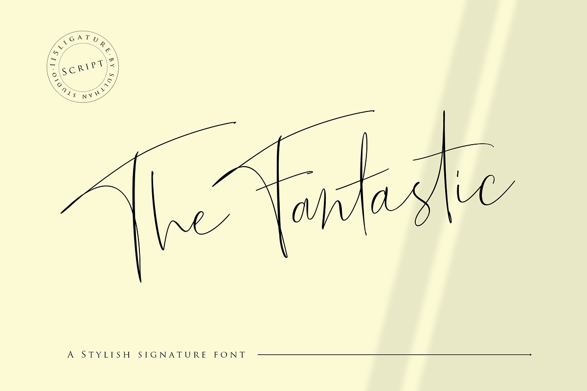 The Fantastic signature in Script Fonts - product preview 8