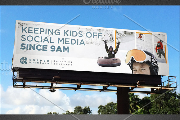 Real World Billboard Mockup Template in Print Mockups - product preview 2
