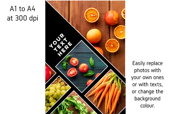 Organic Food Design Template in Brochure Templates - product preview 1