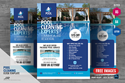 Swimming Pool Cleaning Flyer