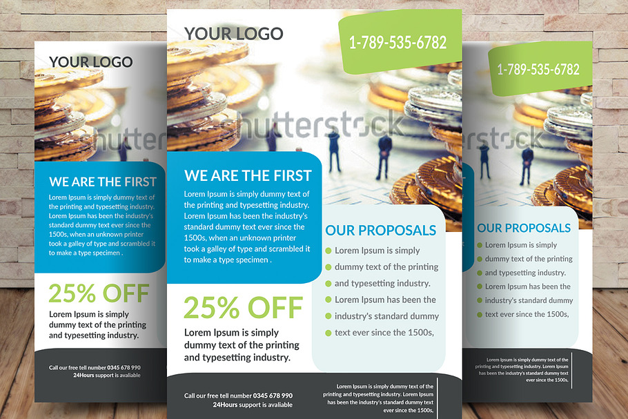 Auditing Firm Flyer Template in Flyer Templates - product preview 8