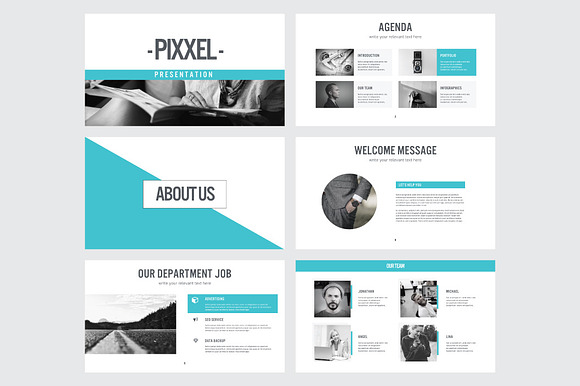 PIXXEL - Powerpoint Template in PowerPoint Templates - product preview 1