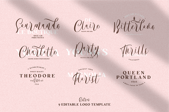 The Bordellia Font Duo in Display Fonts - product preview 10