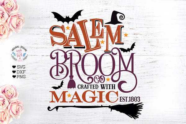 Salem Broom Co - Funny Halloween