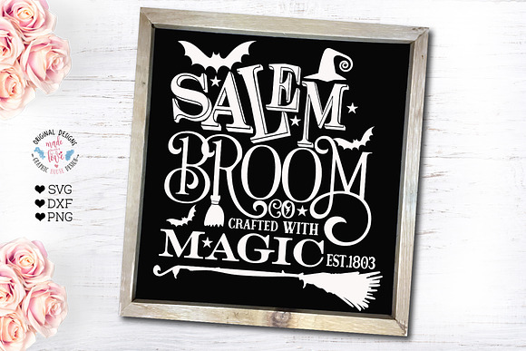 Salem Broom Co - Funny Halloween in Illustrations - product preview 1