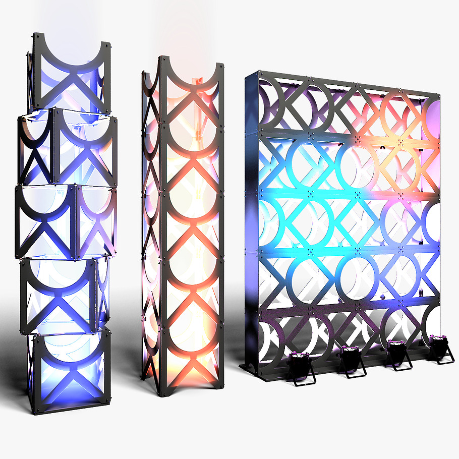 Stage Decor Collection 2 - (9 PCS) in Architecture - product preview 5