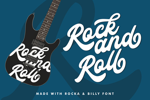 Rocka & Billy - Bold Script Font in Script Fonts - product preview 5
