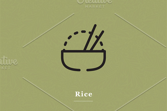 Chinese Food in Icons - product preview 4