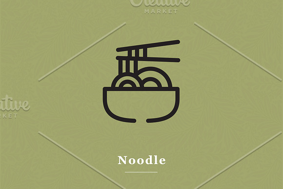 Chinese Food in Icons - product preview 12