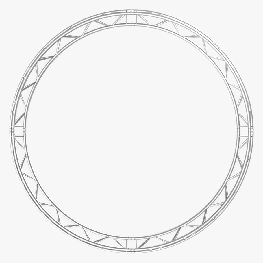 Circle Triangular Truss 400cm in Electronics - product preview 3