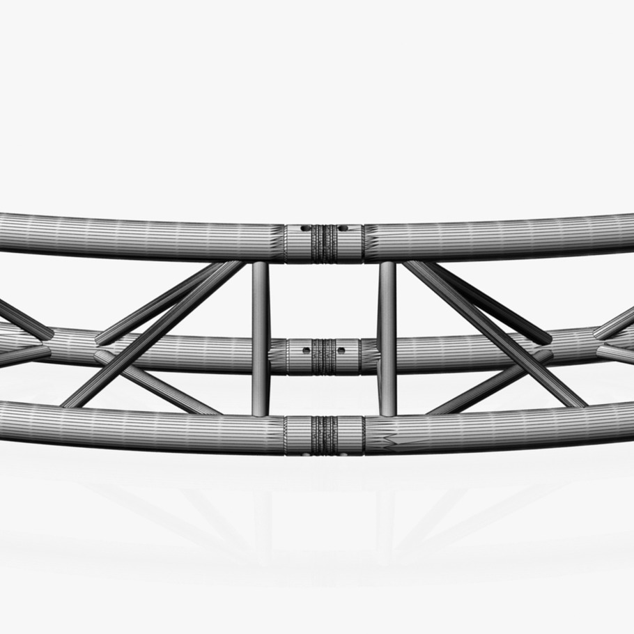 Circle Triangular Truss 400cm in Electronics - product preview 6
