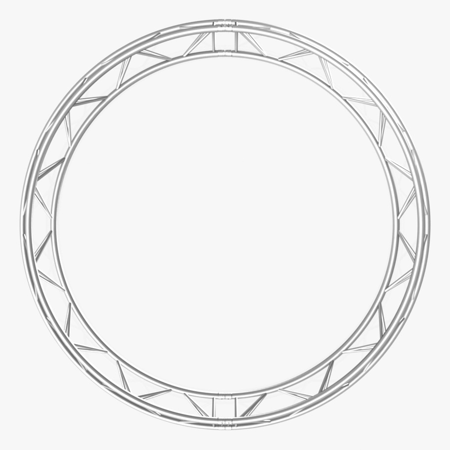 Circle Triangular Truss 300cm in Electronics - product preview 3
