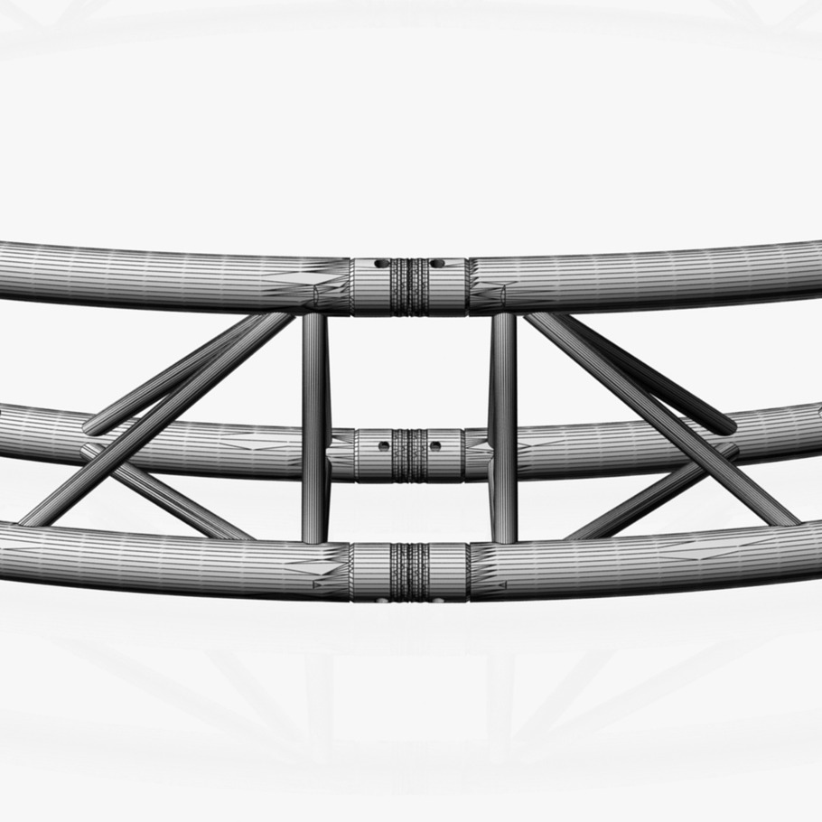 Circle Triangular Truss 300cm in Electronics - product preview 6