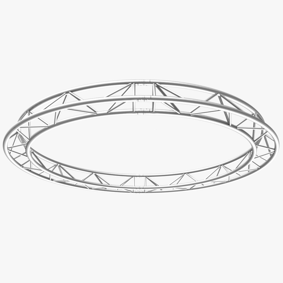 Circle Triangular Truss 300cm in Electronics - product preview 9