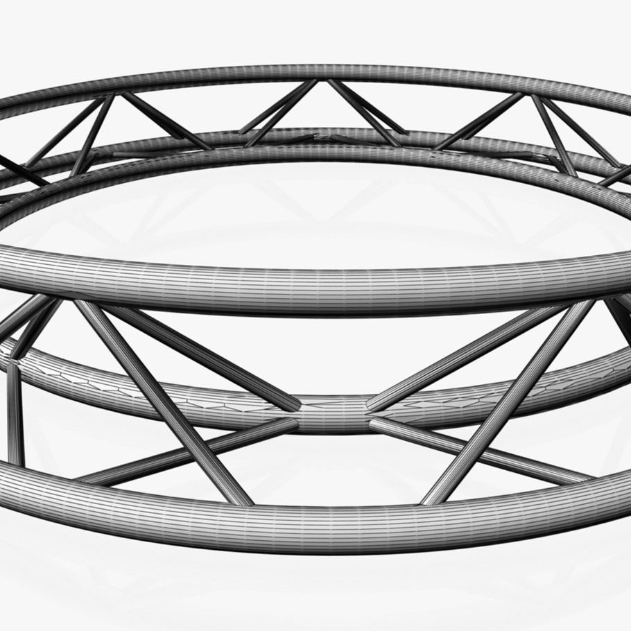 Circle Triangular Truss 200cm in Electronics - product preview 6