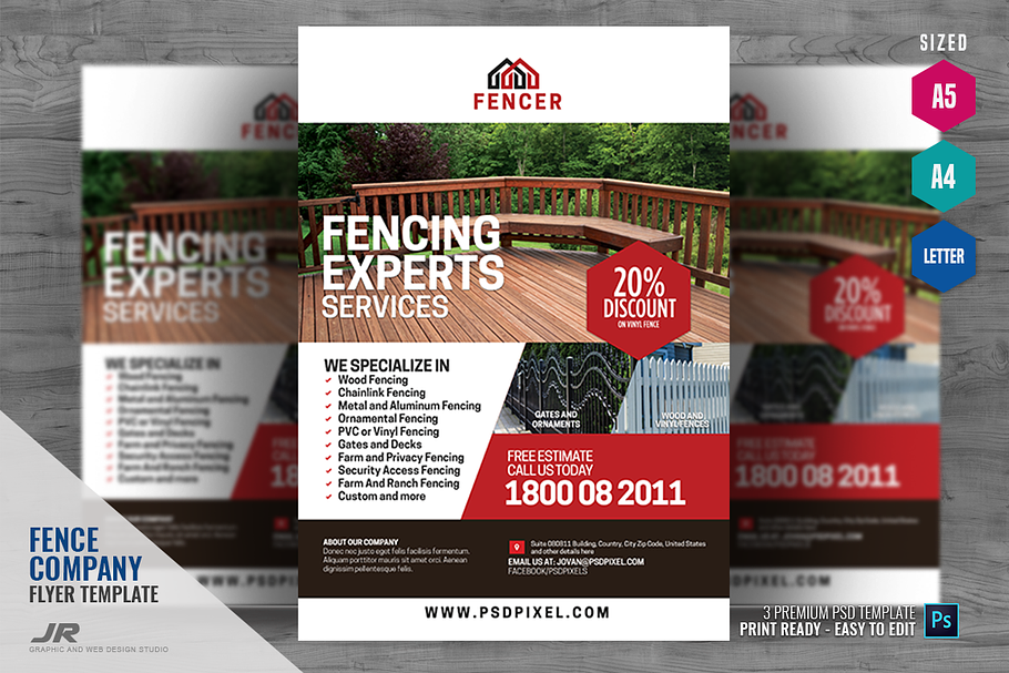Fence Contractor Flyer
