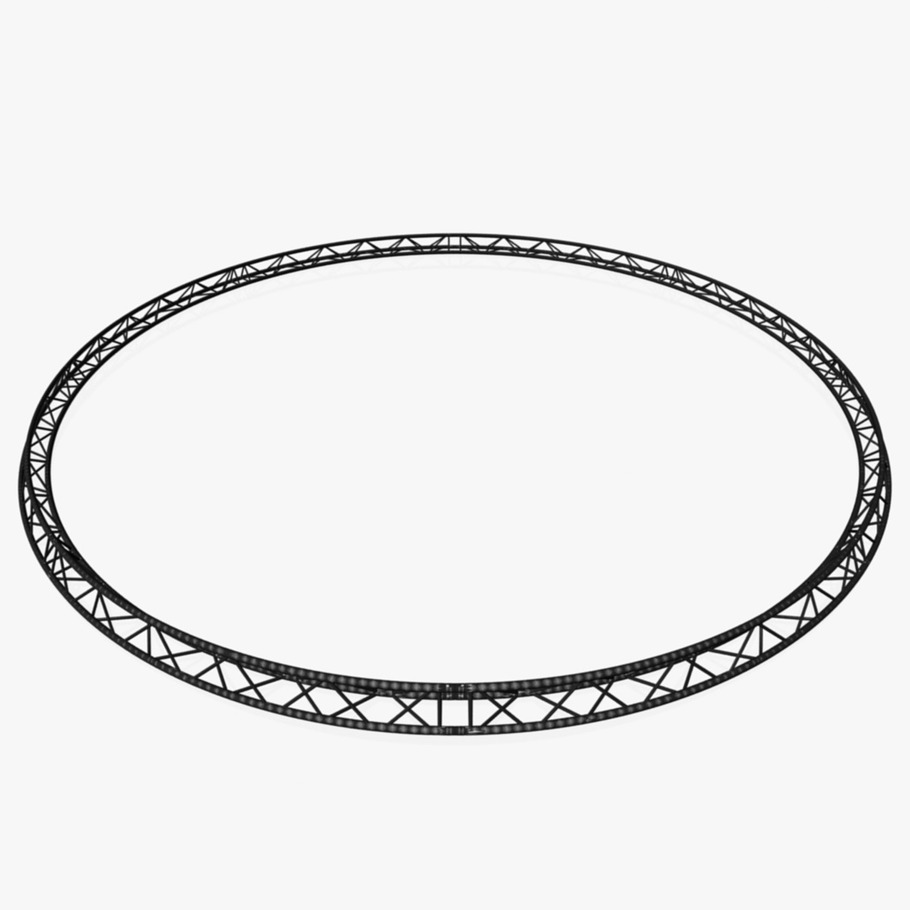 Circle Triangular Truss 800cm in Electronics - product preview 1