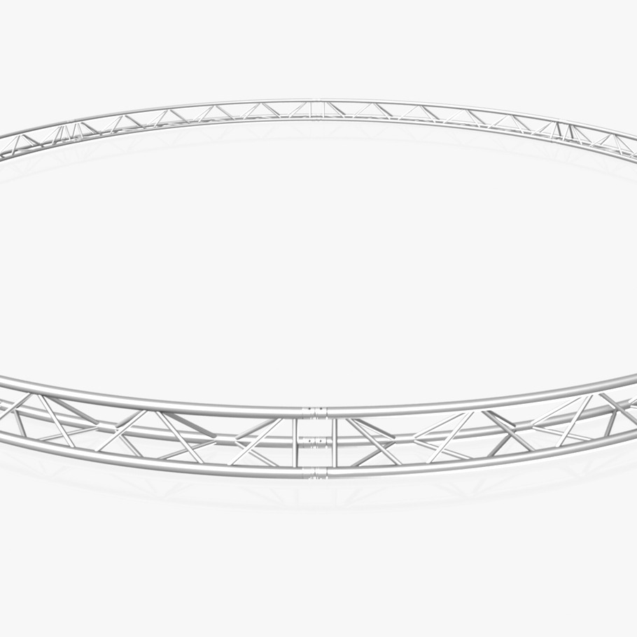 Circle Triangular Truss 800cm in Electronics - product preview 4