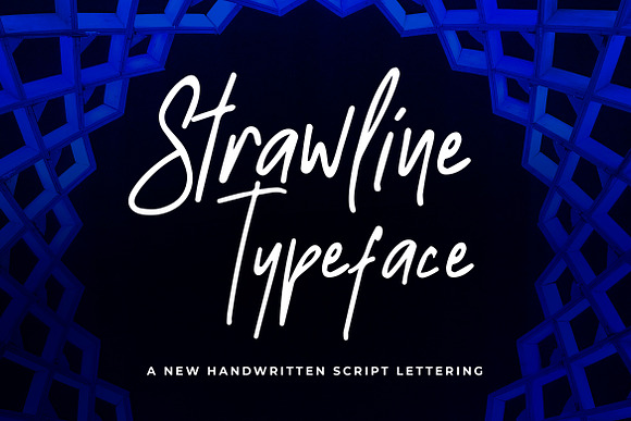 Strawline Typeface in Script Fonts - product preview 4