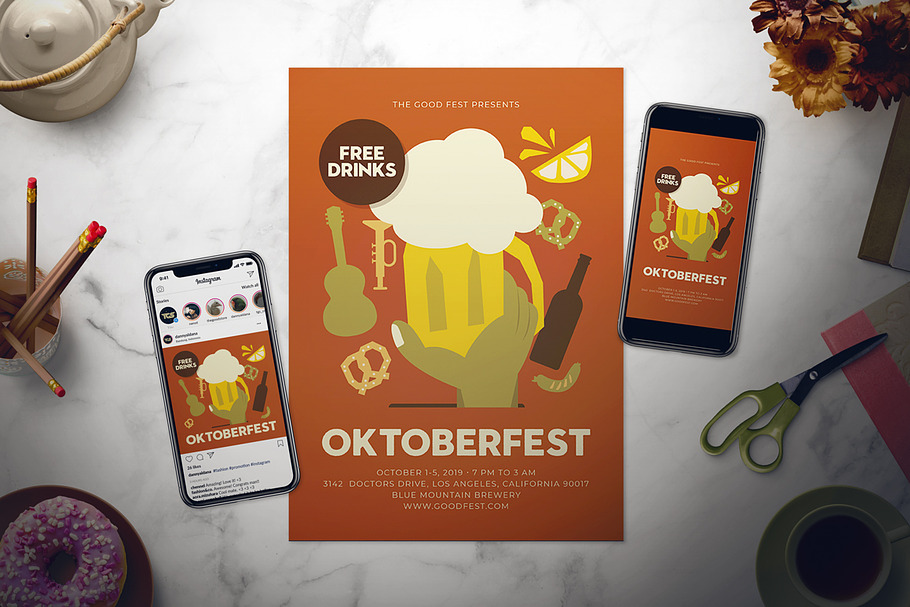 Oktoberfest Flyer Set