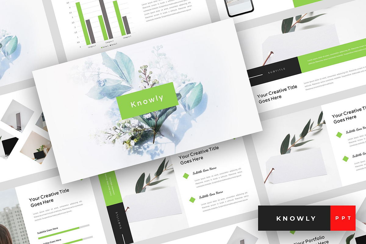 Knowly - Clean PowerPoint in PowerPoint Templates - product preview 8