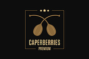 Caperberries logo design.