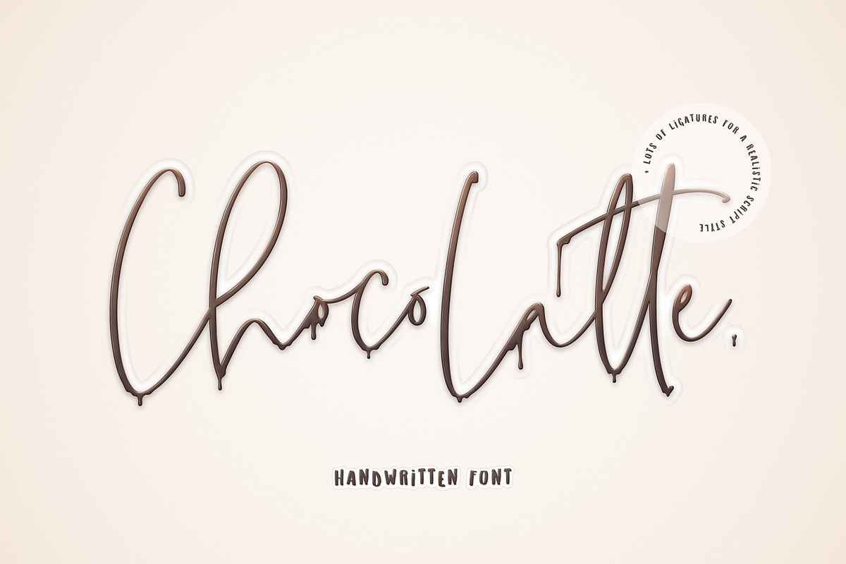 ChocoLatte Script Font in Script Fonts - product preview 8