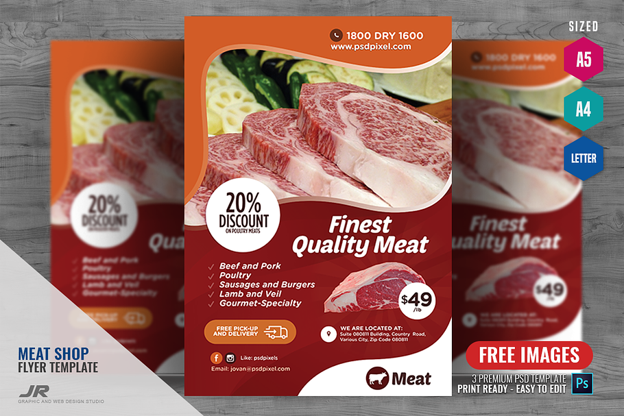 Butcher Flyer in Flyer Templates - product preview 8