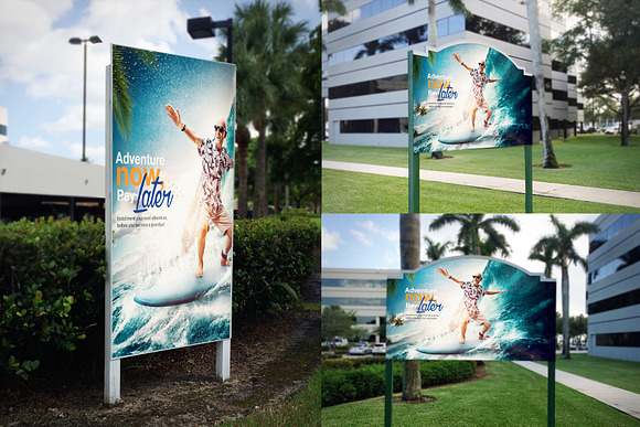 Large Outdoor Sign Mockup in Print Mockups - product preview 2