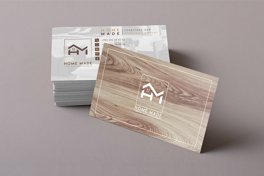 Wooden Business Card in Business Card Templates - product preview 8