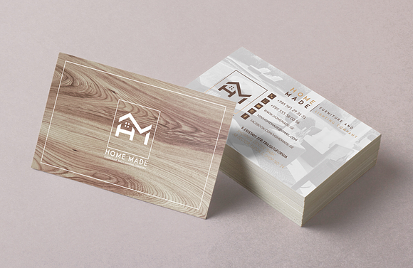 Wooden Business Card in Business Card Templates - product preview 4