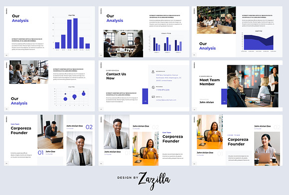 Corporeza - Powerpoint Template in PowerPoint Templates - product preview 3