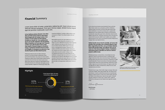 Kreatype Annual Report in Brochure Templates - product preview 12